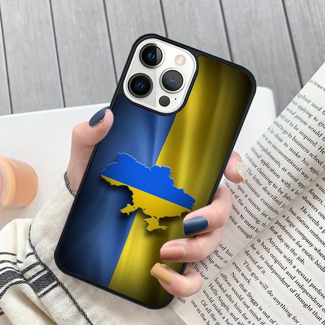 U-kraine Flag Phone Case For iPhone 17 Air 16 16e 15 14 Plus 11 12 13 Pro Max Soft Bumper Shell Cover Coque