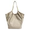 2024 Autumn/Summer Simple Casual Leather Tote Bag - Large Capacity Single Shoulder & Crossbody in New Lazy Style
