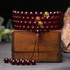 Myanmar Amber 108 Bead Buddhist Prayer Bracelet & Necklace for Men and Women - Honey Wax Multi-Loop Pure Water Hand Jewelry