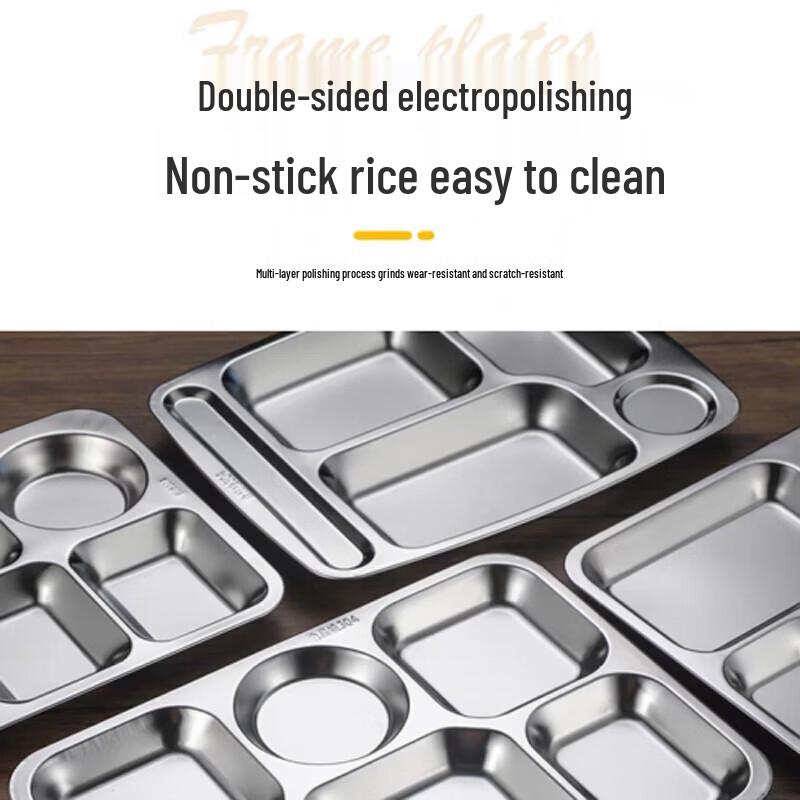 PYTHONIC 304 Stainless Steel Dining Plate