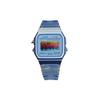 CASIO Custom Collection Quartz Movement Resin Strap Watch Men's Watches Blue Dial F-91WS-2(Watch5--)