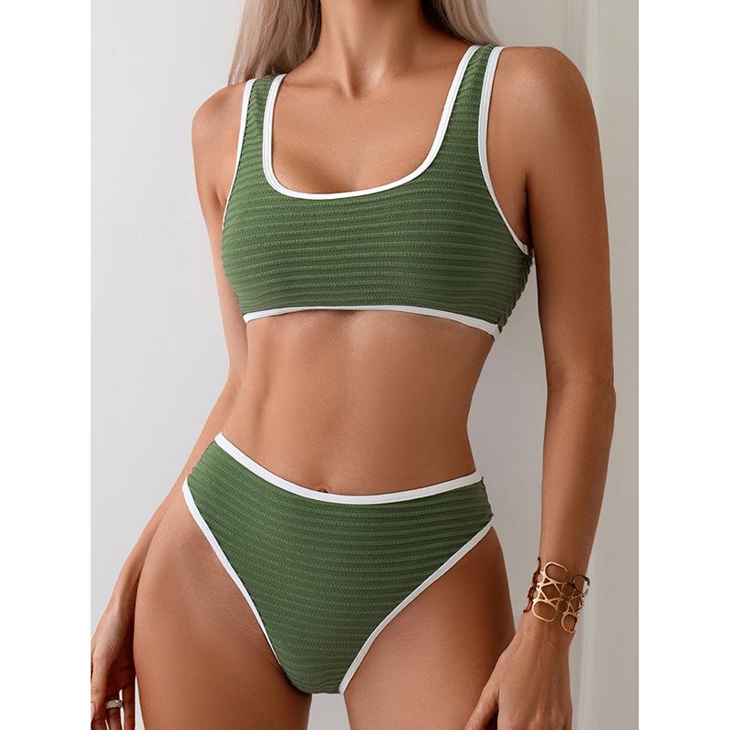 

Летний женский комплект бикини из двух частей, купальник для женщин, пляжный купальный костюм