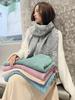 New Imitation Cashmere Women Scarf Winter Preppy Style Solid Scarve Pashmina Tassel Mujer Female Foulard Bufanda Long Wrap Shawl