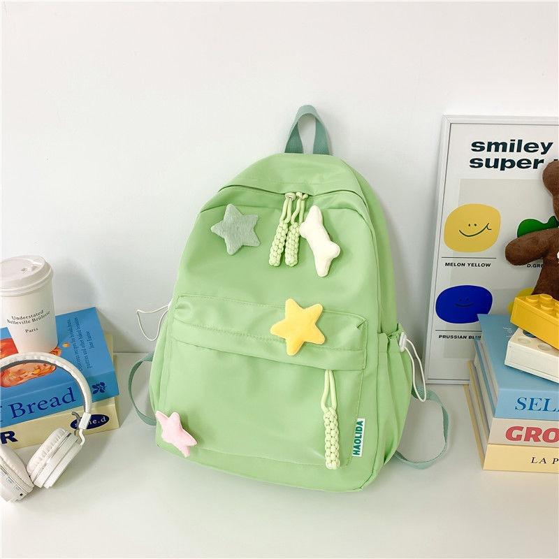 Schulrucksack für Mädchen, Mittelstufenschülerinnen, Oberstufenschülerinnen, schlichter Rucksack für Studentinnen, vielseitiger Mädchenrucksack, weniger Luxus