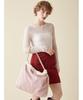 Furfur Material Drawstring Bag RWGB254512 Pink Women's