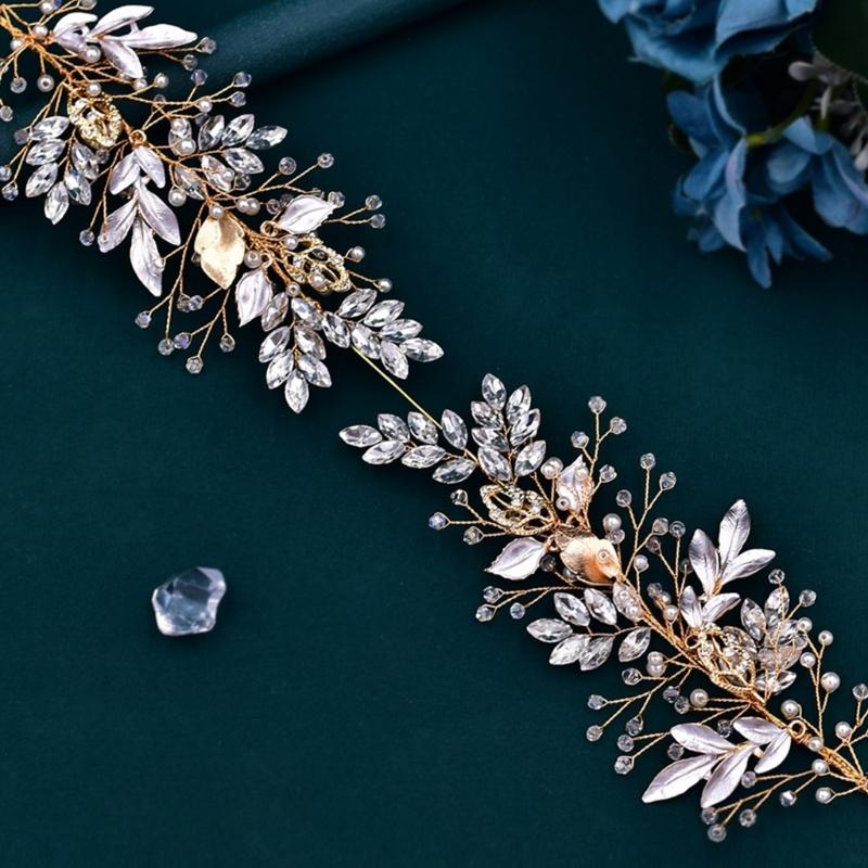 Luxurious Bridal Wedding Headwear Girls Headbands Fashionable Bridal Hairband for Wedding Elegances