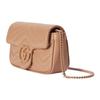 Gucci GG Marmont Matelasse Super Mini Bag Camelia Women Shoulder_bags Tan 476433-AABZK-2754