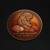 Emotional Support Coin Inspirational Monkey Challenge Pocket Coin Double?Sided Collectible Token for Friends Family Motivation Keepsake