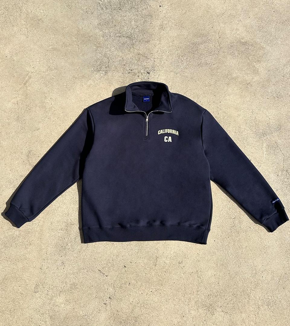 Step Only California Half Zip-Up (Navy) Navy/0 (Small)