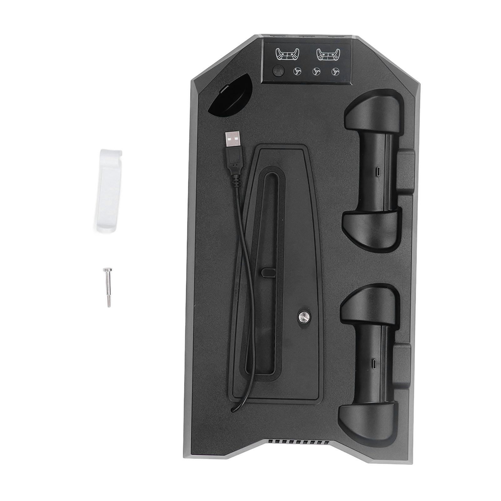 

Охлаждающая подставка для консоли Quiet 3 USB Hub Контроллер Зарядное устройство Консоль Вертикальная станция для Slim Black