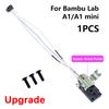 For Bambu Lab A1/A1 Mini Hotend Kit Fast Speed Printing Head Assembly Thermistor Heater 0.2/0.4/0.6/0.8mm Hardened Steel Nozzle