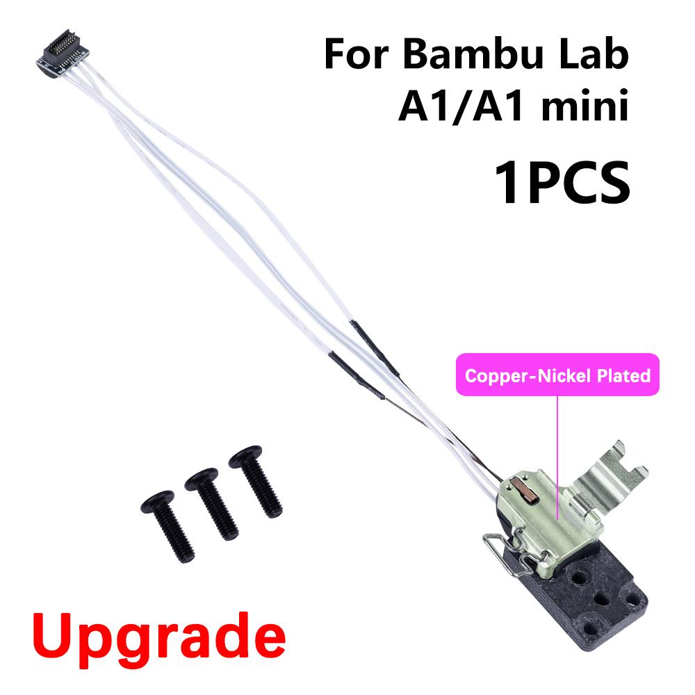 For Bambu Lab A1/A1 Mini Hotend Kit Fast Speed Printing Head Assembly Thermistor Heater 0.2/0.4/0.6/0.8mm Hardened Steel Nozzle