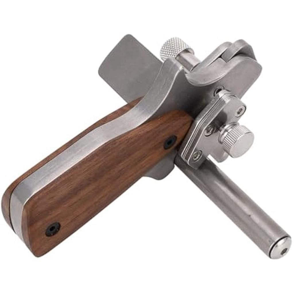 A702Z Hand Leather Strip Cutter, Stainless Steel 10 to 60mm Tool for Manual Leather Strip Cutting
