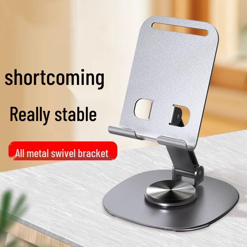 All-Metal Folding Rotating Phone & Tablet Stand