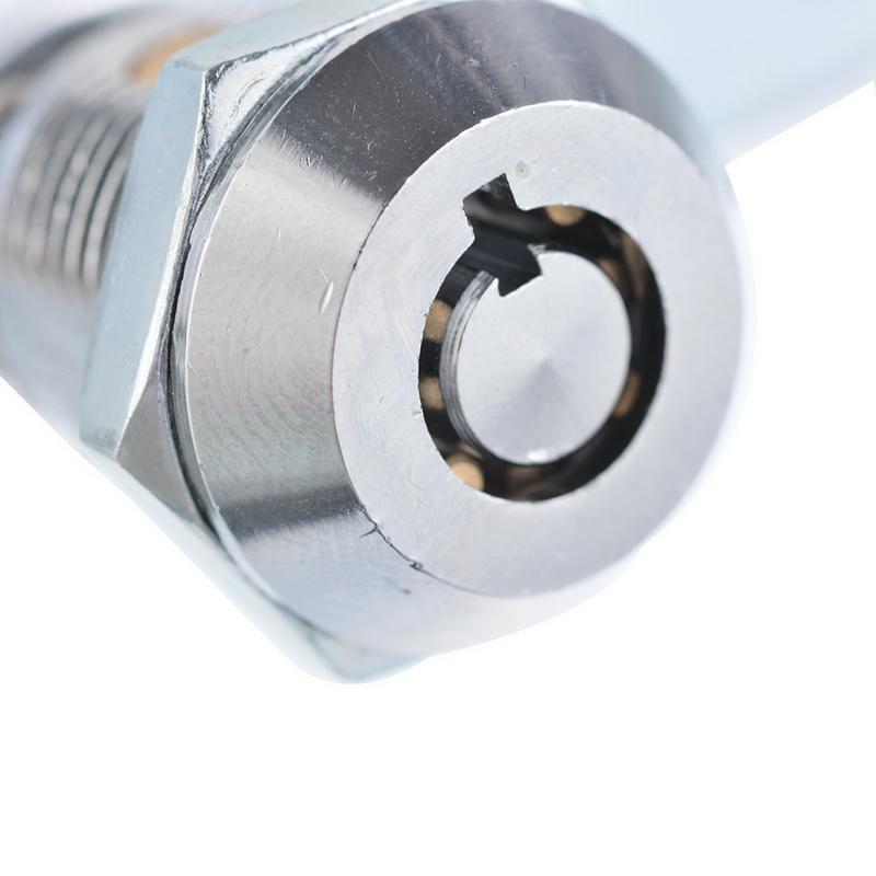 Serrature Cilindriche 16mm 20mm 25mm 30mm Serratura per Porta Armadietto Cassetta Postale Lucchetto Cassetto Armadio Scatola Con 2 Chiavi Per Ferramenta Mobili