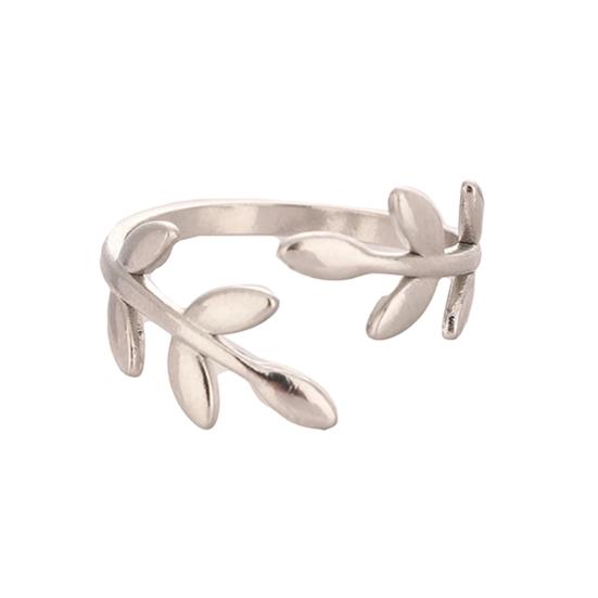 

Thumb Ring Vine Shape Adjustable Opening Design Finger Ring Titanium Steel Finger Band Versatile Jewelry Gift