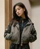 BIBISSIEOSEU Women'S Warm Peak Jacket Charcoal