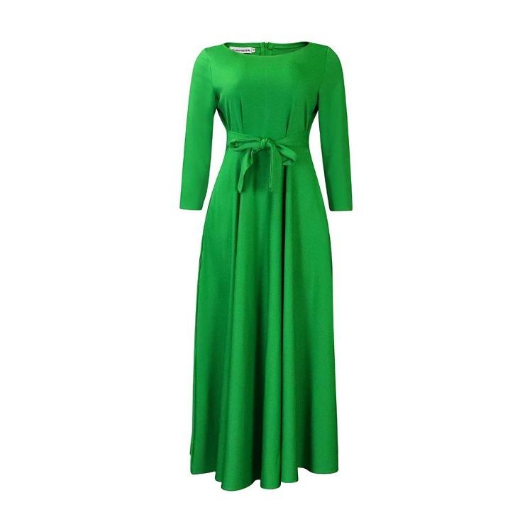 2024 Frühling Sommer Mode Afrikanisch Inspiriertes Übergrößen Damen Spitzen Maxikleid
