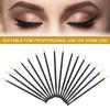 100pcs Disposable Eyeliner Brush Hard Head Eyeliner Liquid Brush Eye Shadow Brush Makeup Tool