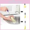 Plastic Adjustable Bottle Brush With Long Curved Handle For Home And Kitchen Use