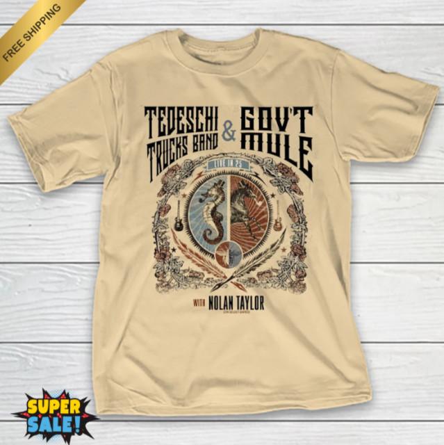 Reprint - NEW Tedeschi Trucks Band Tour 2025 Gift For Fan S to 5XL Sand T-shirt! Unisex T-Shirt XL