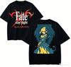 Fate Stay Night Anime Lover TShirt Harajuku Cotton NewModel High Street Oversized Unisex Short Couples Streetwear Trendy Soft