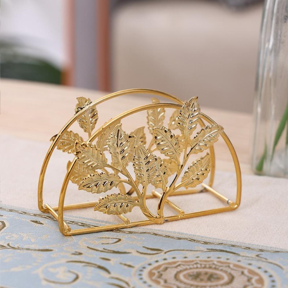 Nordic Style Vertical Napkin Dispenser Metal Napkin Holder Fashion Paper Organizer  Table