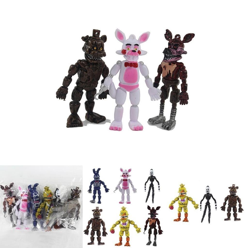 6pcs Fnaf Five Nights At Freddy's Mini Figures Collection Kids Gift Toy