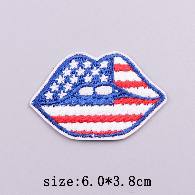 Нашивки в американском стиле, термонаклейки для одежды, вышитые нашивки с изображением белоголового орлана на одежде, наклейки на День независимости США