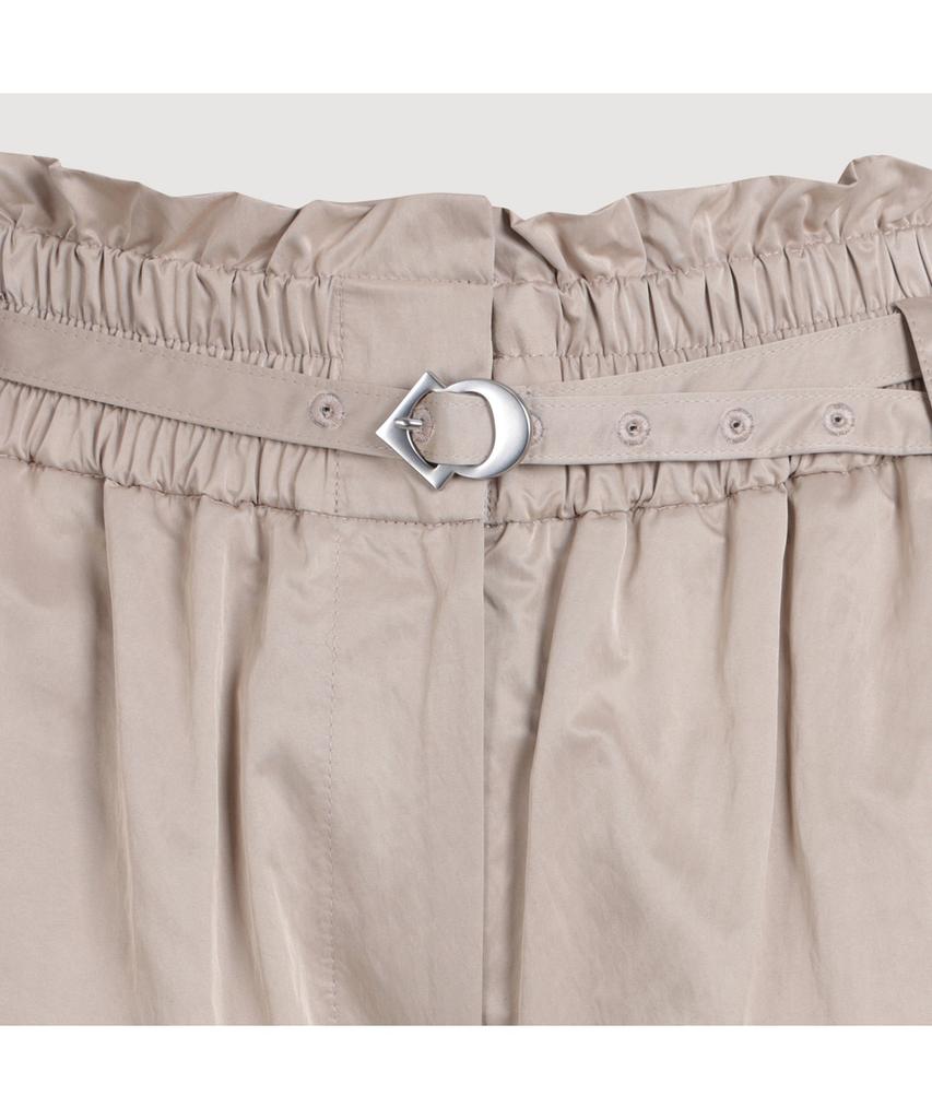 LUCKY CHOUETTE Out Pocket Jogger Banding Pants (Fabric Belt) (Beige) Lfpns25100Bex