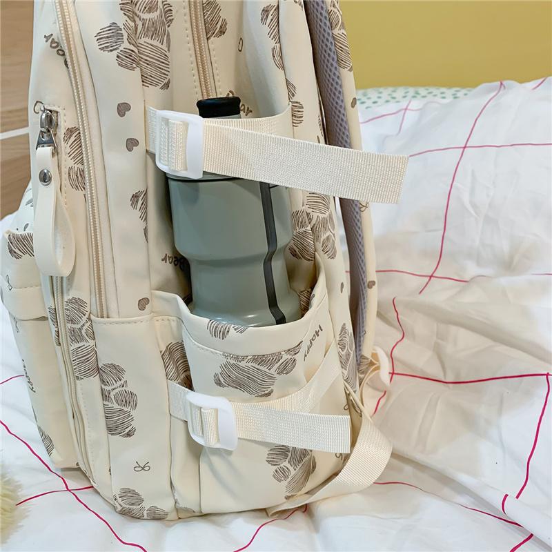 Preppy Schoolbag Women's Large Capacity Backpack Lightweight Backpack