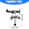 Stable Alloys Wind Indicators Sculpture Antique Styles Airplanes Weathervane For Garden Shed Or Pergolas