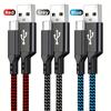 USB-C Nylon Braided Fast Charging Cable, Compatible With, Oneplus, Xiaomi, Features Data Sync Capability,