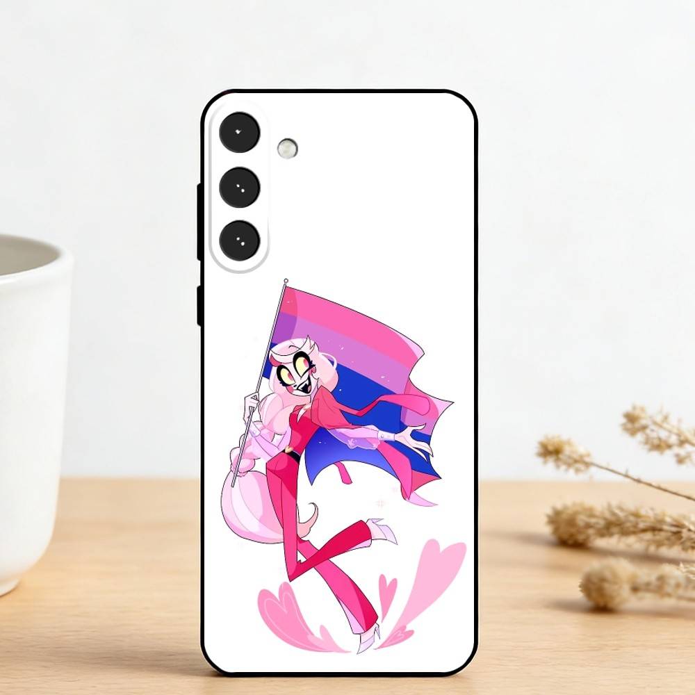 H-Hazbin Hotel C-Charlie Morningstar Phone Case For Samsung Galaxy A73,A72,A71,A70,A53,A52,A51,Others Soft Black Cover