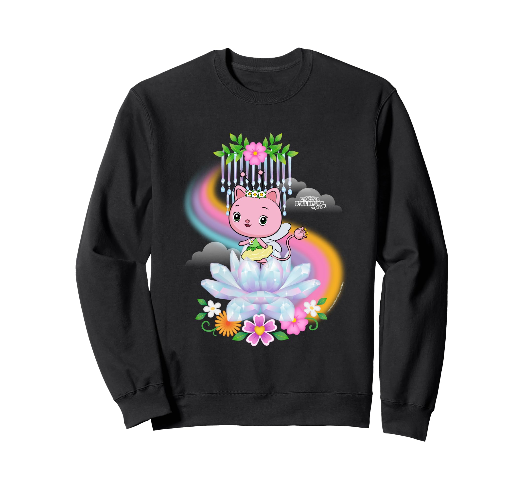 

DreamWorks Gabby s Dollhouse The Movie Kitty Fairy Bloom Sweatshirt