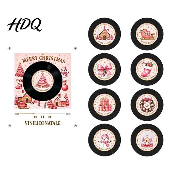 NFC Magnetic Music Box Vinyl Record