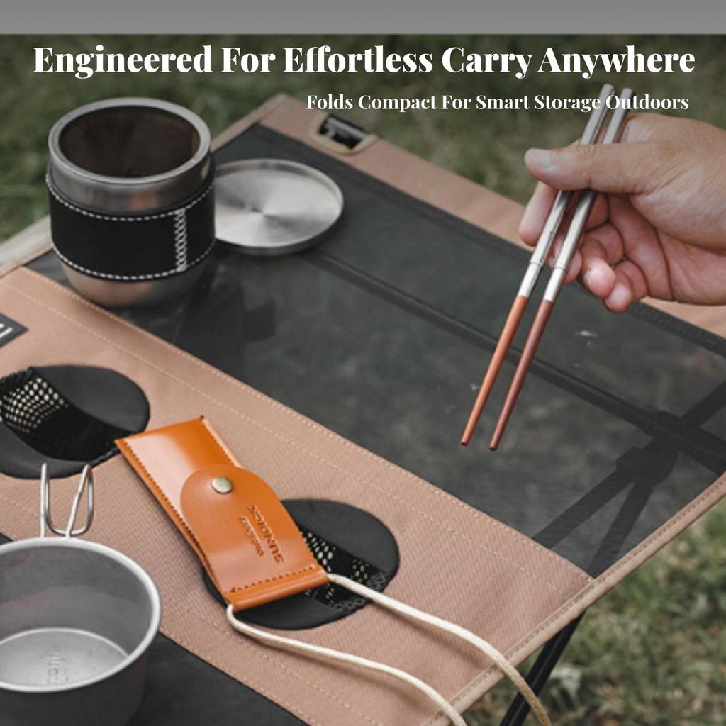 Foldable Chopsticks Portable Eating Sticks Collapsible for Camping