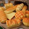 Yellow Artificial Bread Models Toast Model Pinch Le Funny Stress Relief Toy  Kids