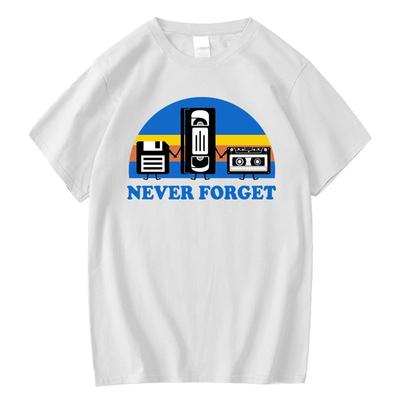Nie vergessen Sarkastische Grafik Musik Lustig Bedruckt 100% Baumwolle T-Shirt Herren Locker Männlich T-Shirt Lässig Atmungsaktiv Kurzarm