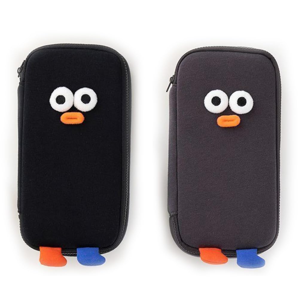 

BB ПОМПОН Ручка Корейская ручка карандаш косметический макияж милый сумка Чехол, кошелек, чехол, кошелек, (черный)