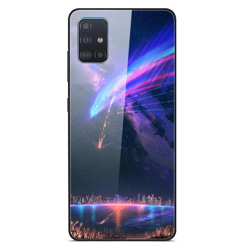 Glass Case For Samsung Galaxy A71 A51 Case A 71 Glass Back Cover For Samsung A51 A31 A71 Case A 51 For Samsung M31s M51 A31 Case