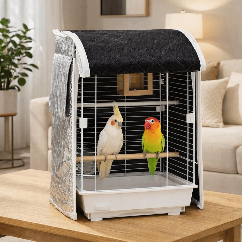 Thicken Windproof Cover Warm Cold-Proof Cover Blackout Protector  Bird Cage Accessory