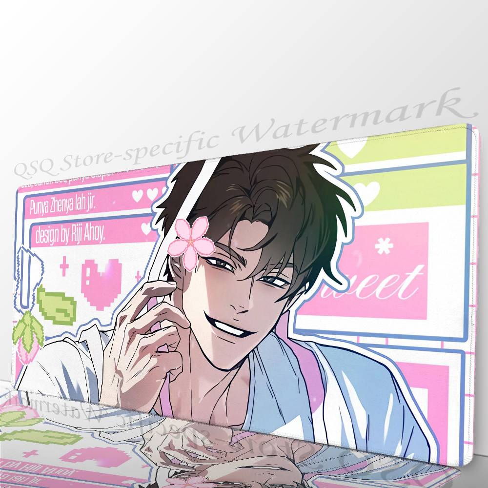 

Коврик для мыши Manga Kwon T-Taekjoo Нескользящий Подходит для офисных компьютеров Ноутбуков Игровых столов E-sports Клавиатура XXL LockEdge700x300x2mm