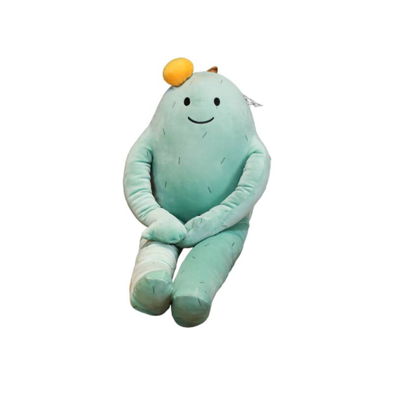 

Man Cactus Plush Doll Plushie Pillow Stress Reliever Stuffed Toy Birthday Gift 60cm/23.62in синий