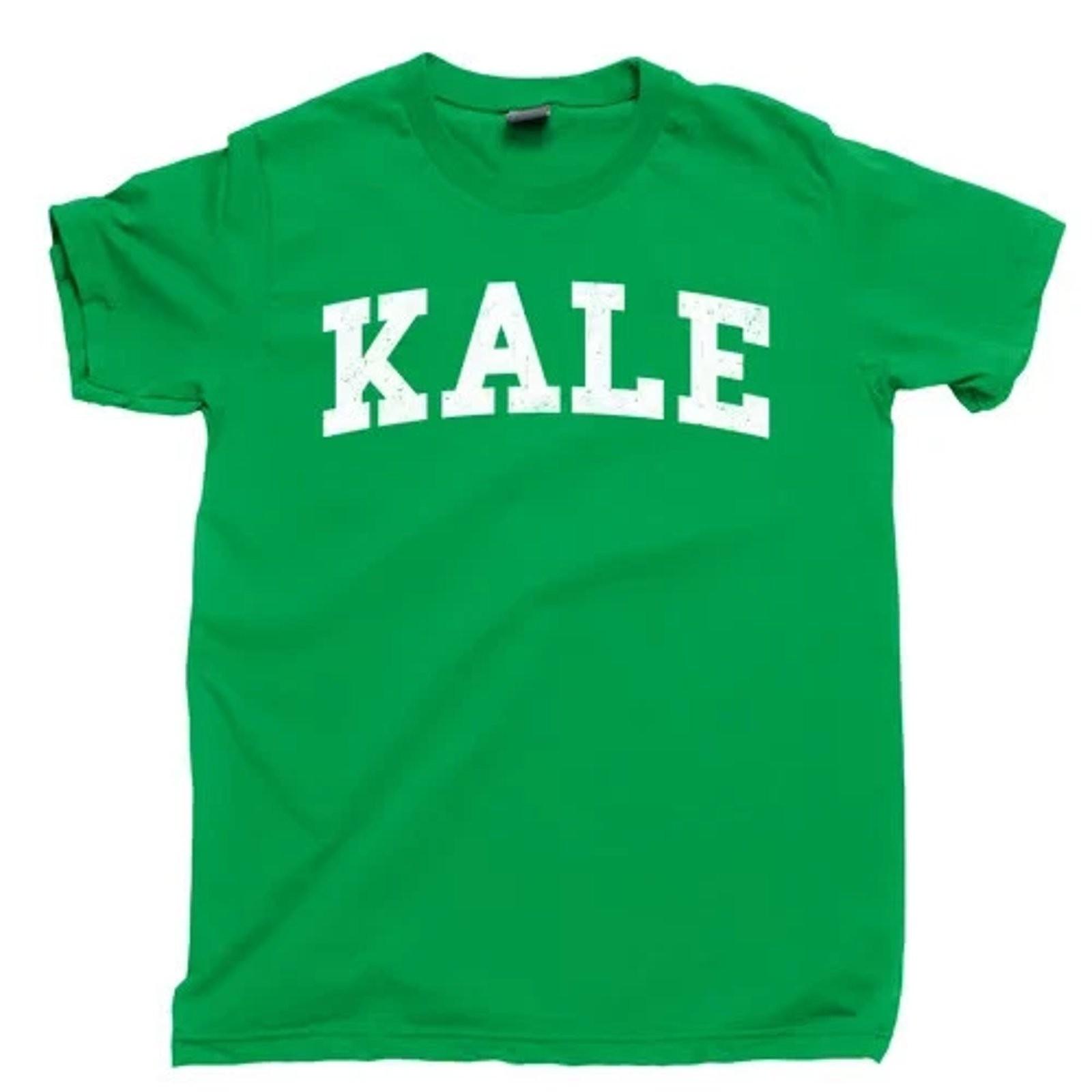 KALE University Funny Vegetable Graphic T-Shirt XXXL