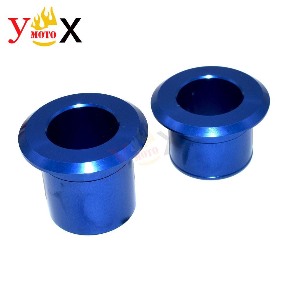 W250 R/X Motorcycle CNC Rear Wheel Shaft Sleeve Alxe Rib Wheel Spacer Tube Gasket For YAMAHA WR250 WR250R WR250X
