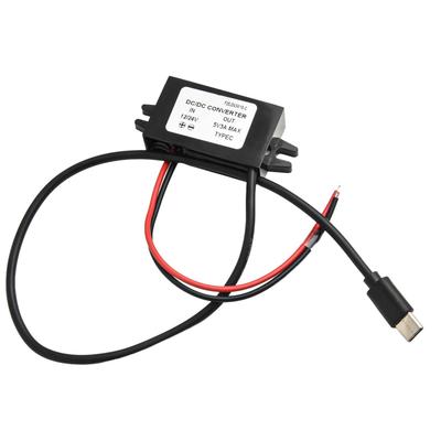 12V/24V auf 5V USB C 5A 25W DC-Wandler Abwärtswandler Modul Ladeadapter Instrumententeile Zubehör Neu