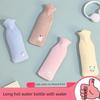 Hot Water Bottle, New Style Water-Filled Warm Water Bag, Long Strip-Shaped Hand Warmer for Women, Cute Plush Explosion-Proof Warm Water Bag for