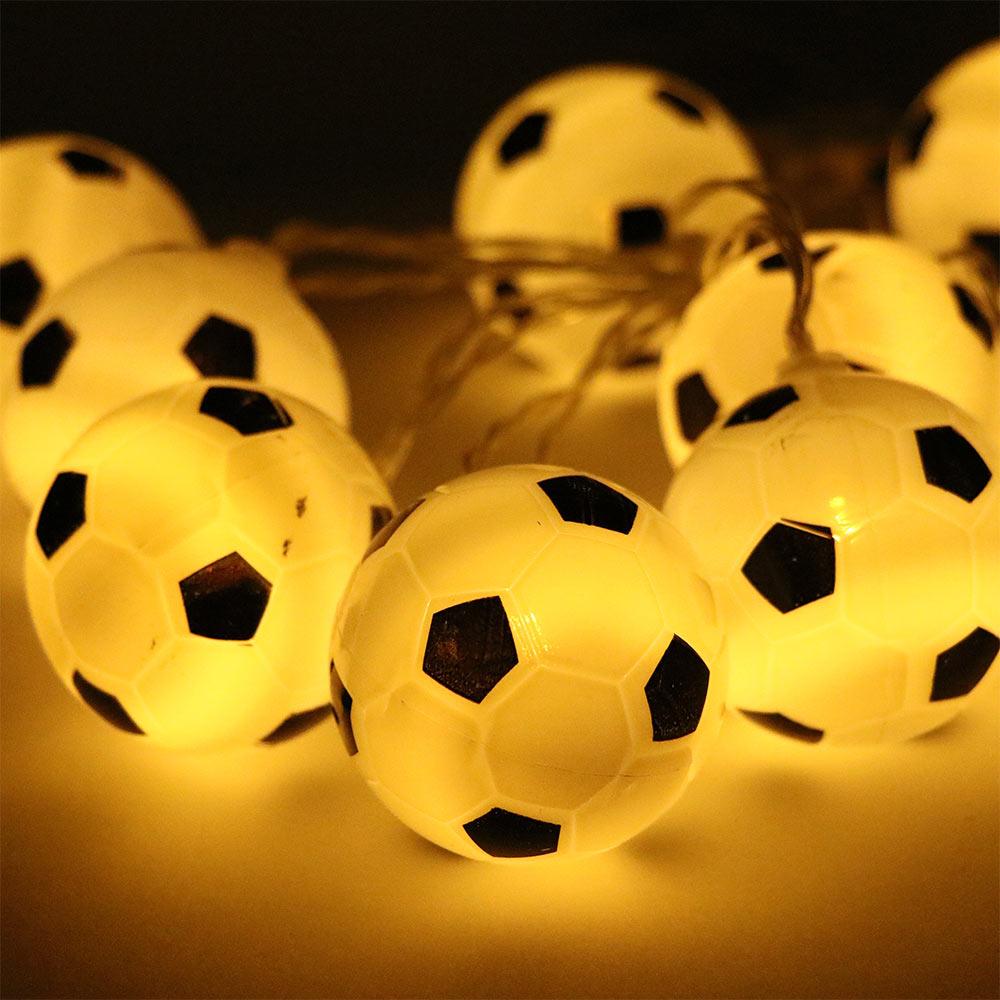 LED Party Fußball Hochzeit Schlafzimmer Drahtlampe Lichterkette Heimdekoration Lichterkette