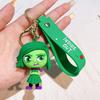 Anime Inside Out 2 Keychain Cartoon Cute Joy Sadness Anger Fear Doll Figure Keyring Schoolbag Lanyards Pendent Christmas Gift